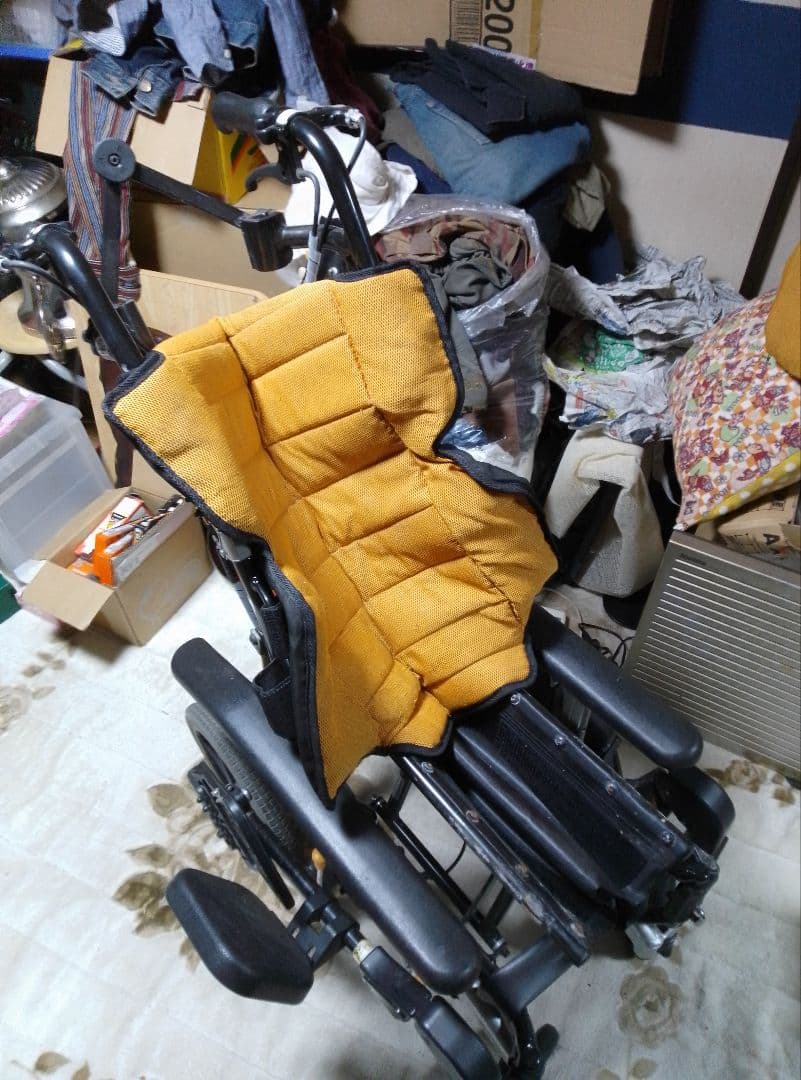 matsunagaマツナガ　本業用介護用車椅子　MY TILT　フットサポート付