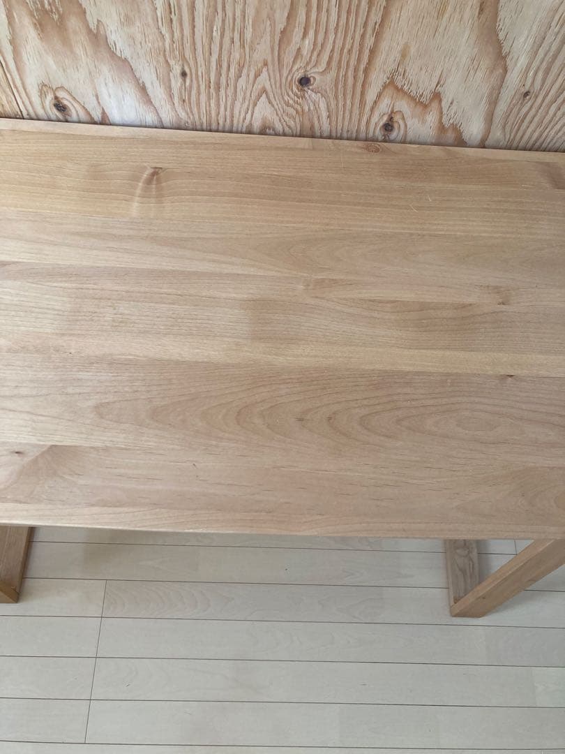 引き取り限定　木製シンプルデスク 引き出し付き