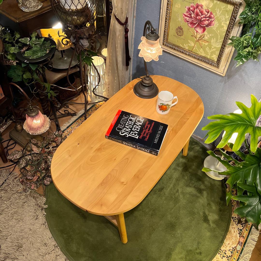 Sale アルダー　ソリッド　リビングテーブル　センターテーブル