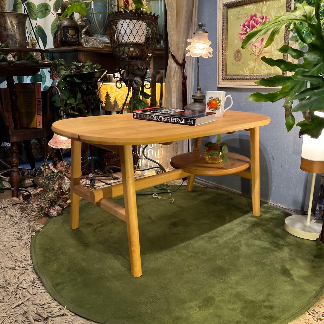 Sale アルダー　ソリッド　リビングテーブル　センターテーブル