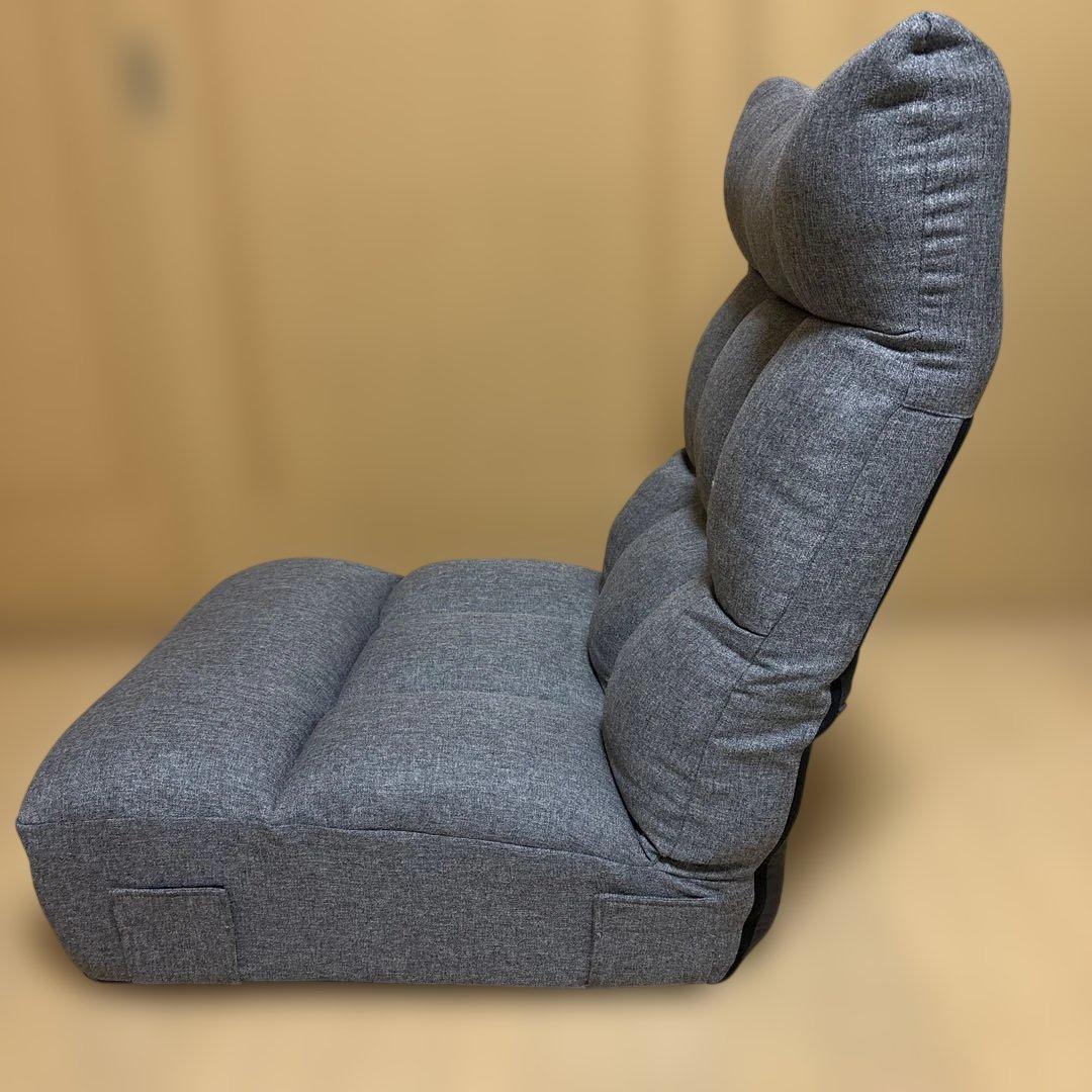 グレー リクライニングソファ 一人掛け座椅子