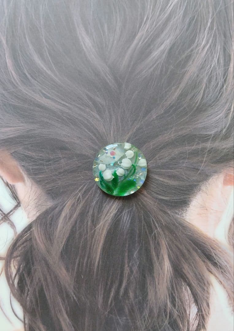 再販なし 癒しのすずらん ラウンドヘアゴム