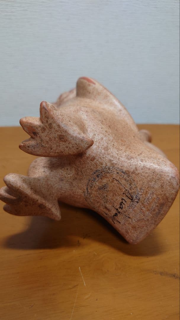 ペルー モチェ文化 フクロウの土器 リプロ品