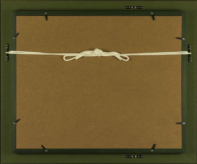 クロード・モネ 油彩 肉筆『睡蓮と日本橋』サイン 画廊シール F6 額