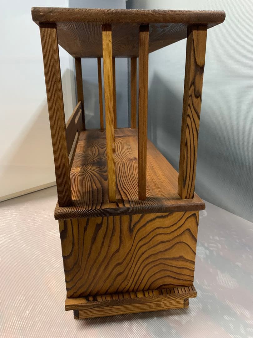 天然木 杉 小ぶりな水屋 箪笥 たんす 茶箪笥 古民家 和家具 アンティーク