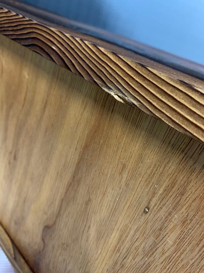 天然木 杉 小ぶりな水屋 箪笥 たんす 茶箪笥 古民家 和家具 アンティーク