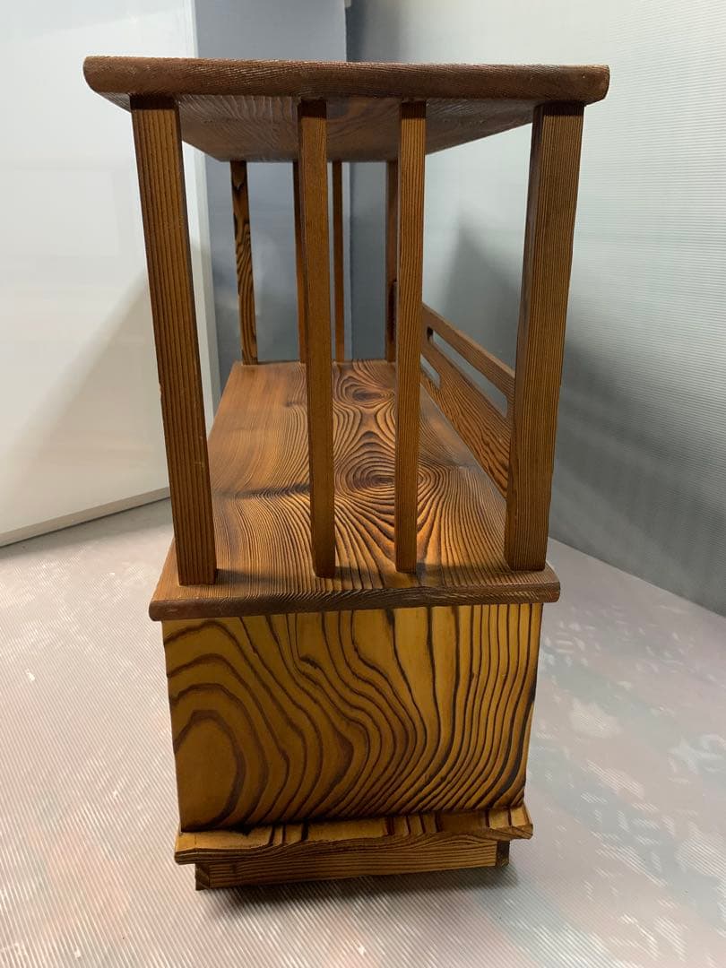 天然木 杉 小ぶりな水屋 箪笥 たんす 茶箪笥 古民家 和家具 アンティーク