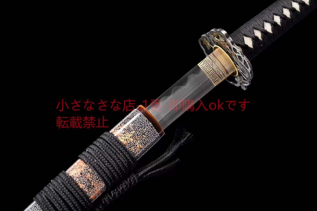 ウズ鋼焼刃武士刀『夜蒼魂』 古兵器 武具 刀装具 日本刀