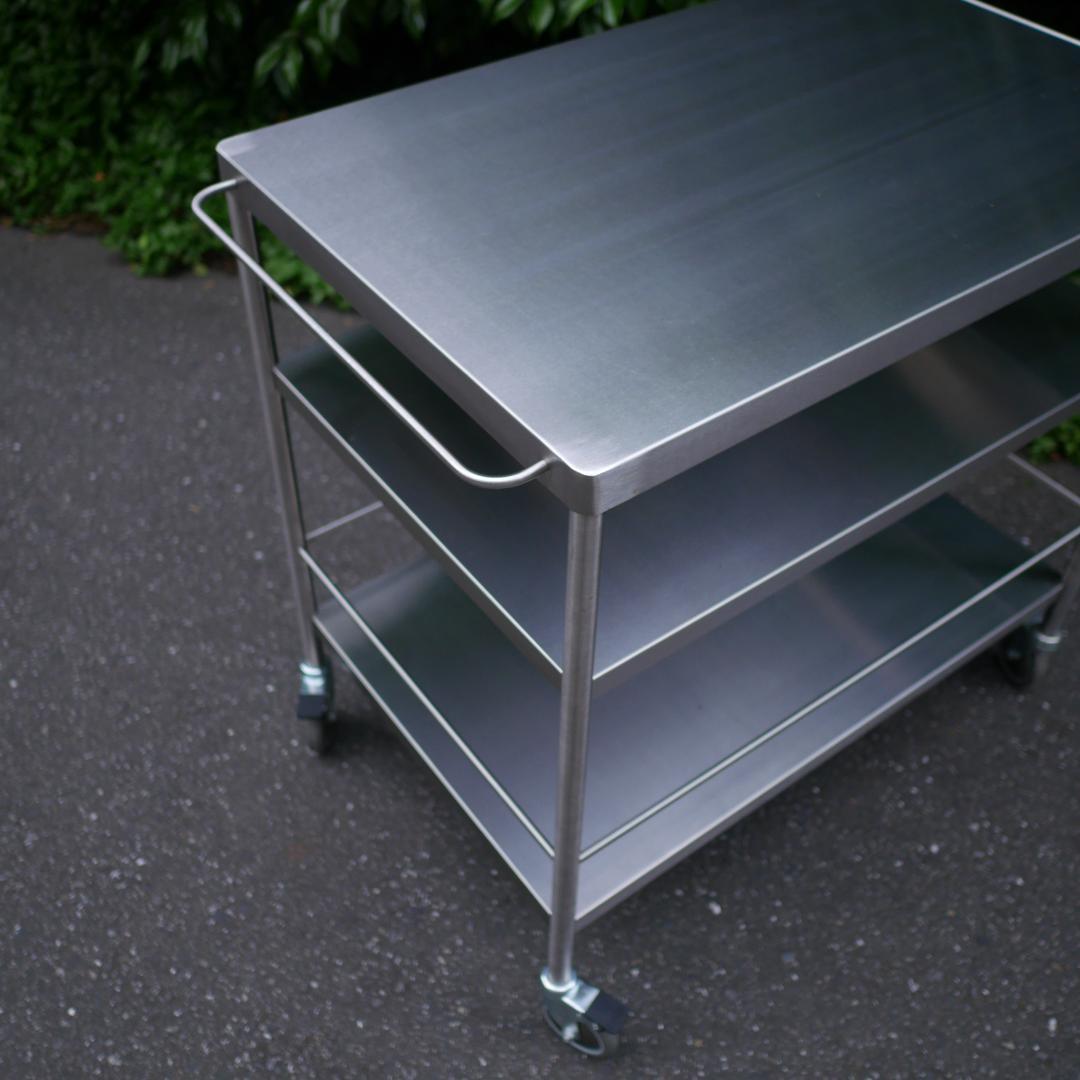 IKEA イケア FLYTTA フリッタ キャスター付 ステンレスキッチンワゴン