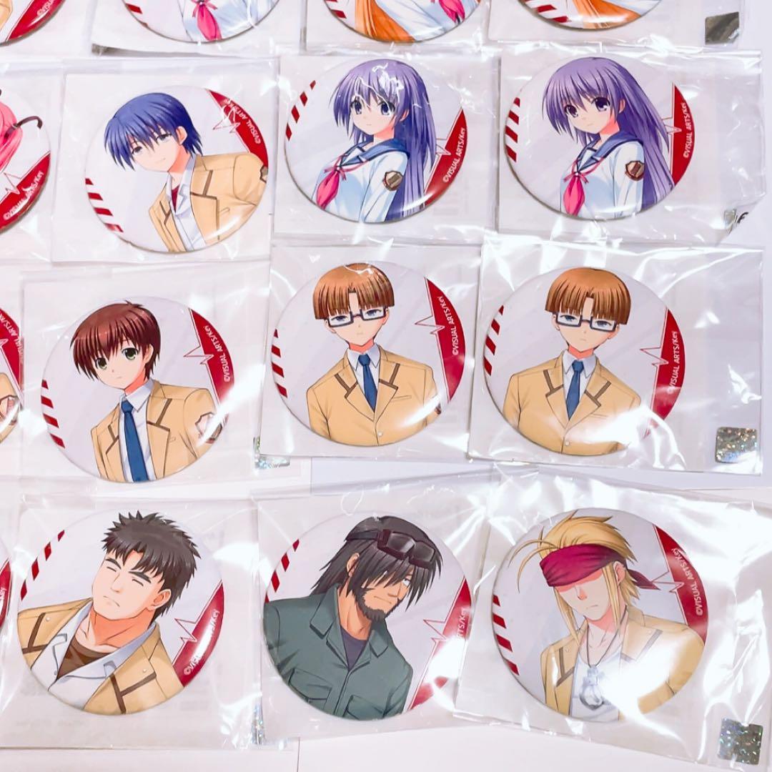 EⅠ Angel Beats! メモリアルくじ Eurekaくじ E賞 缶バッジ