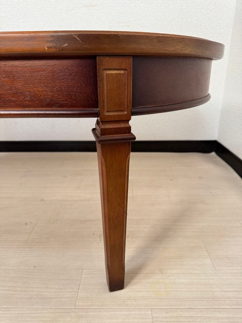 マルニ木工 maruniセンターテーブル 楕円形 引き出し付き