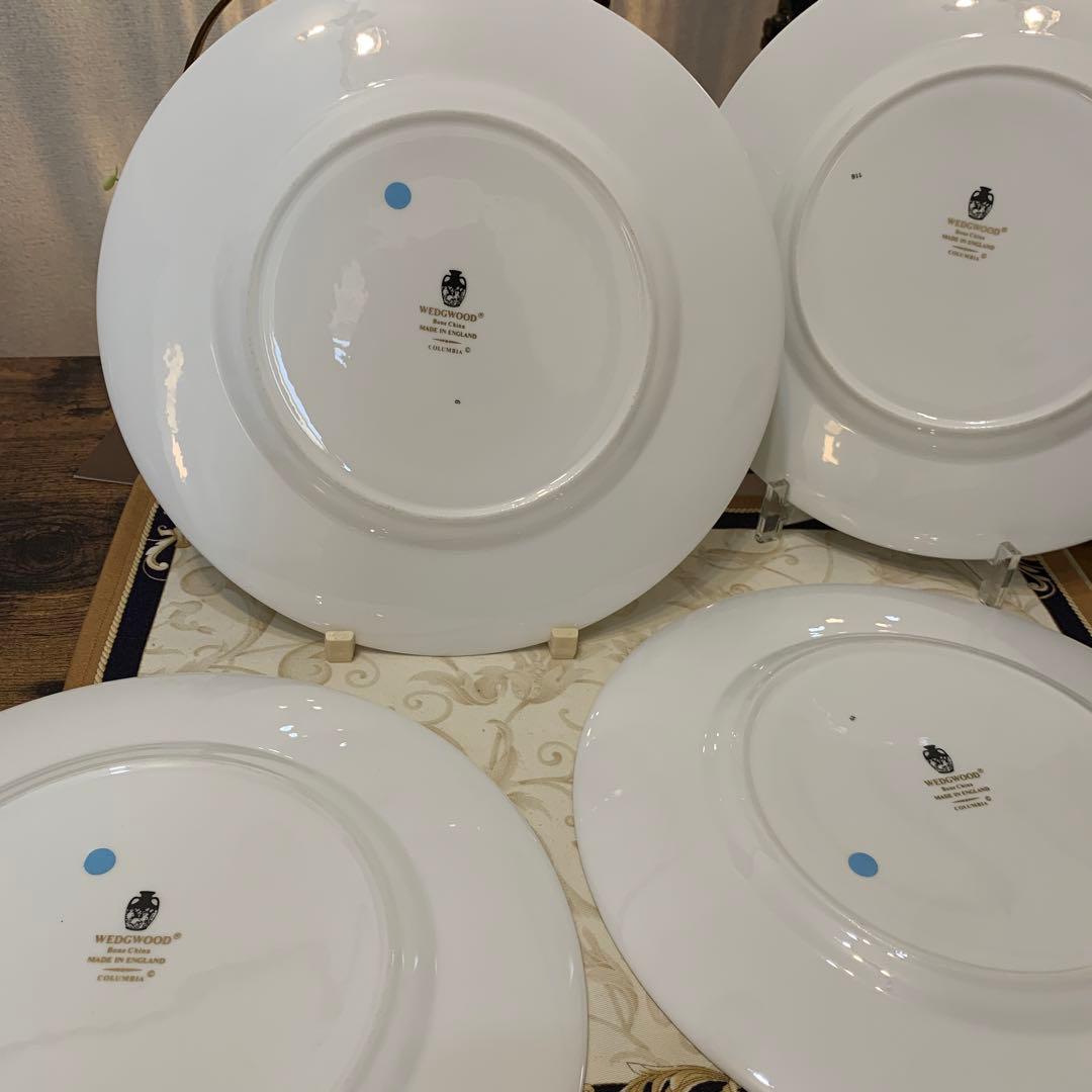 希少ウェッジウッド コロンビア　パウダー　ターコイズ　27cmディナープレート