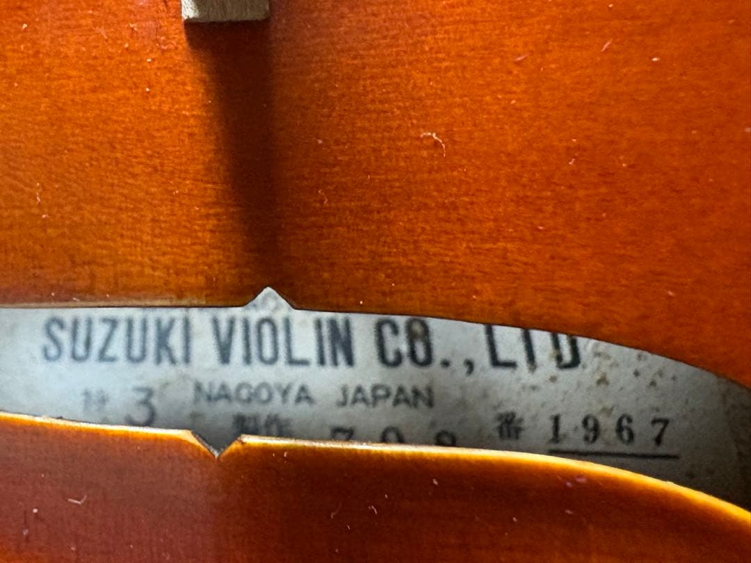 鈴木バイオリン 特3 1967 4/4 スズキ 特no3 - メルカリ