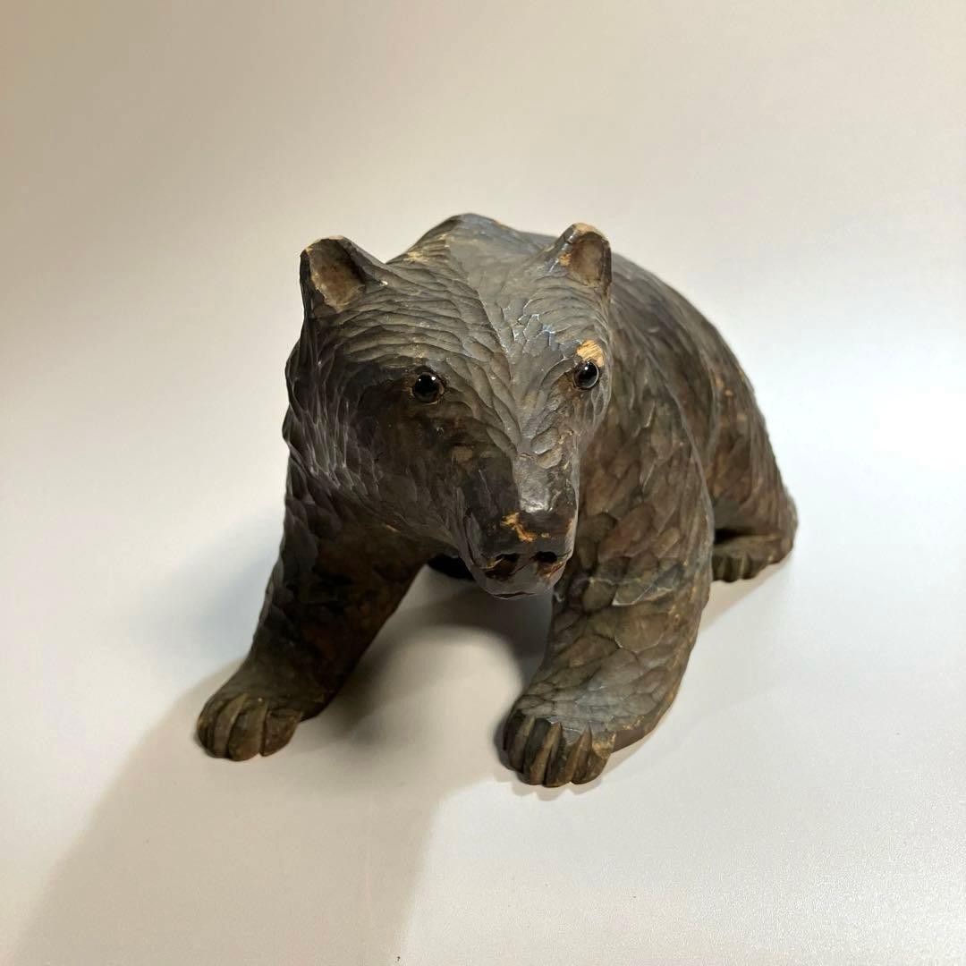 専用　北海道　古作　旭川　アイヌ　木彫りの熊　木彫り熊　木彫熊　民芸　伝統工芸