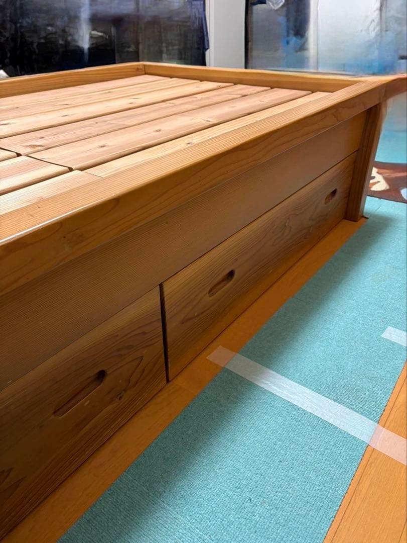 USED すのこシングルベッド