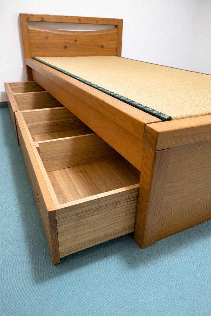 USED すのこシングルベッド