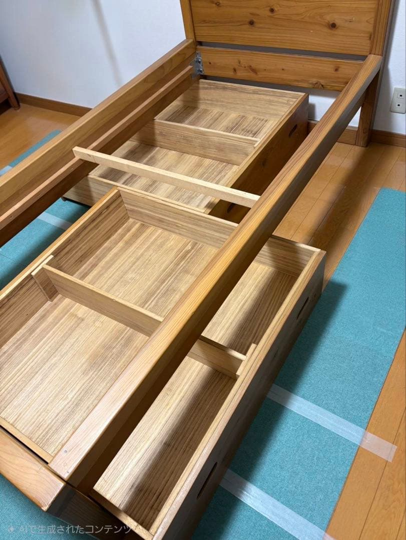 USED すのこシングルベッド