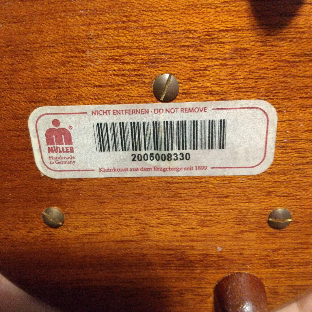 ドイツ製 木製オルゴール 伝統工芸品高さ20cm