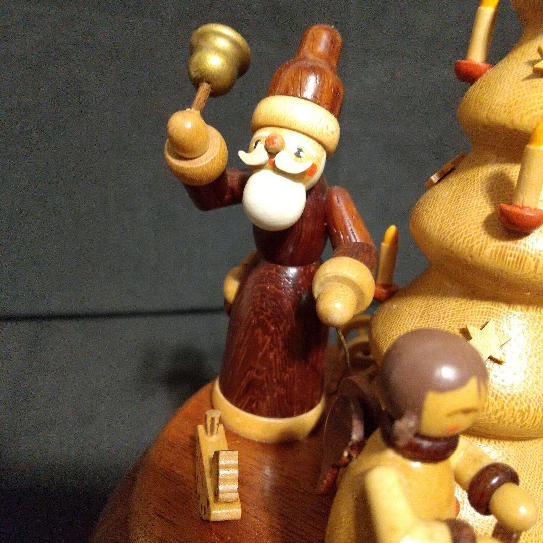 ドイツ製 木製オルゴール 伝統工芸品高さ20cm