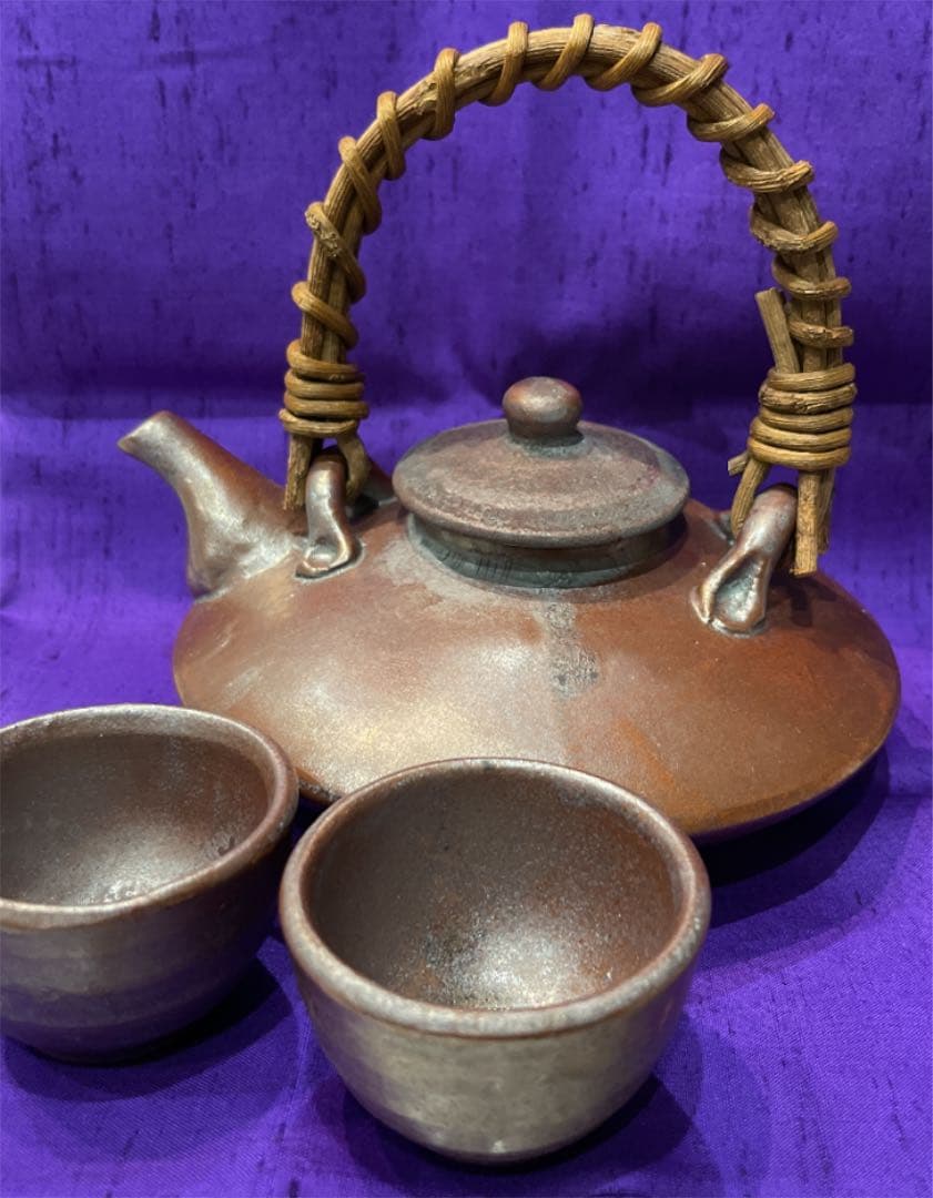 桜岳陶芸　銀彩 （新品未使用）　　3点セット