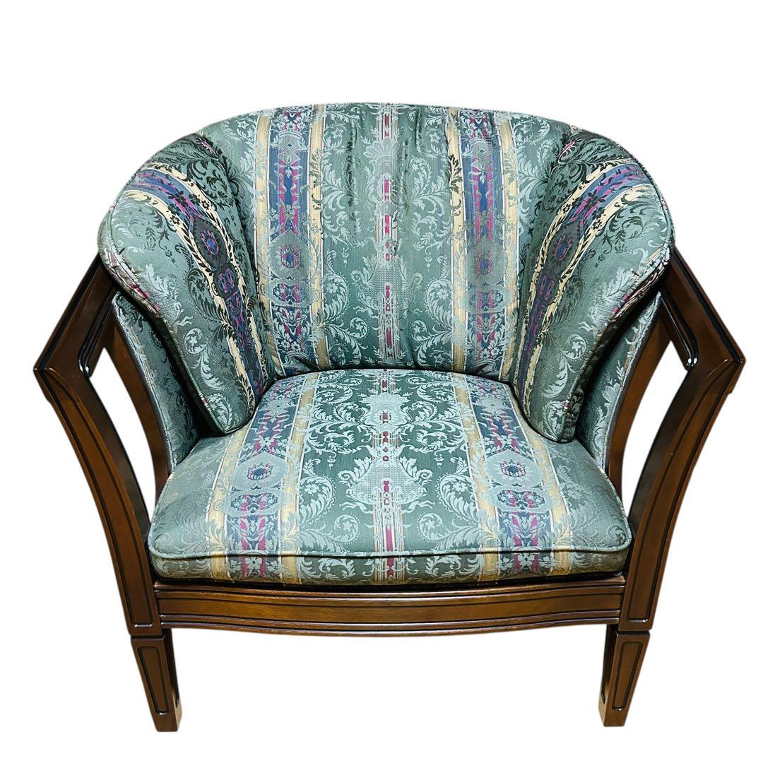 極美品 マルニ木工 地中海ロイヤル シャルル アームチェア 31万 1人掛け ②