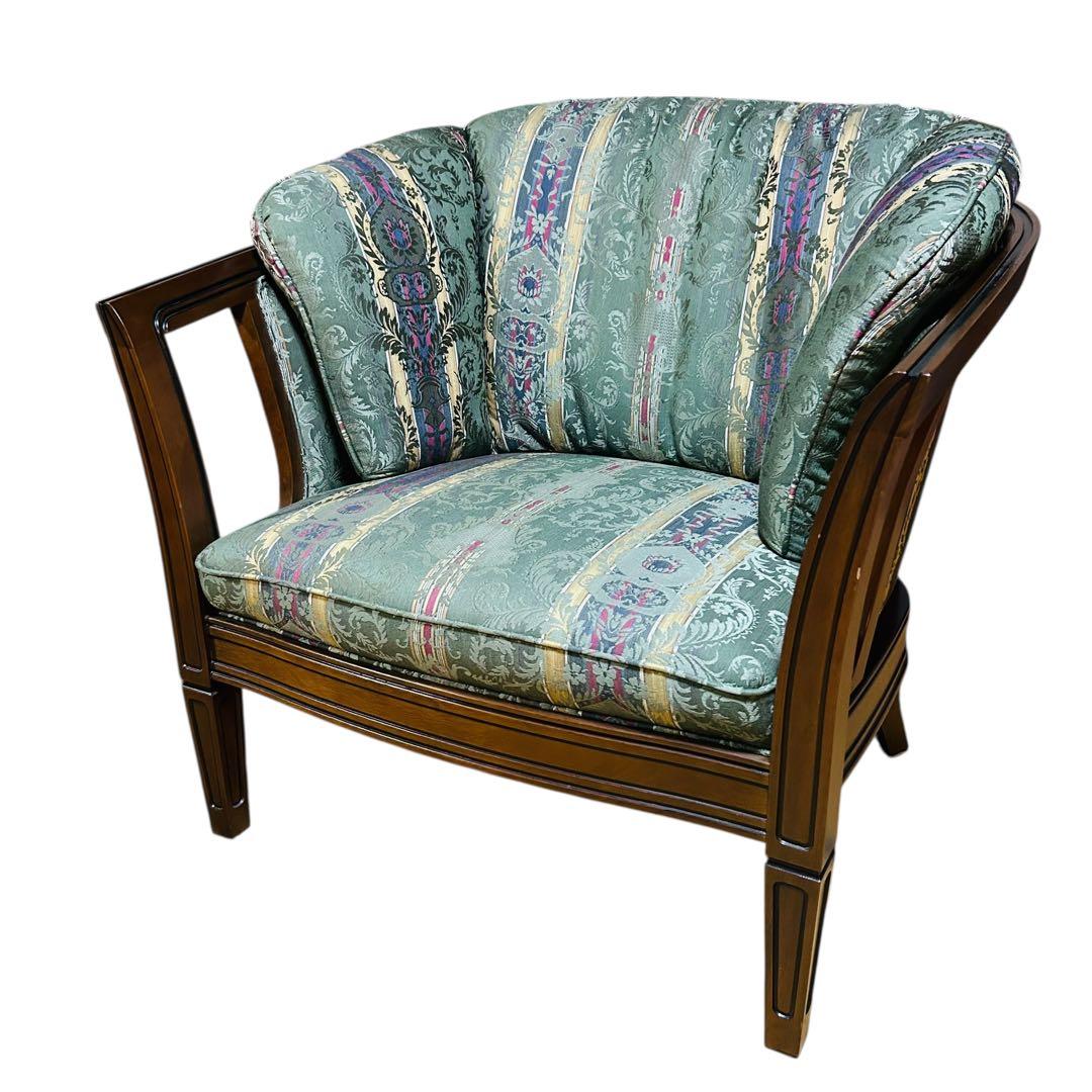 極美品 マルニ木工 地中海ロイヤル シャルル アームチェア 31万 1人掛け ②