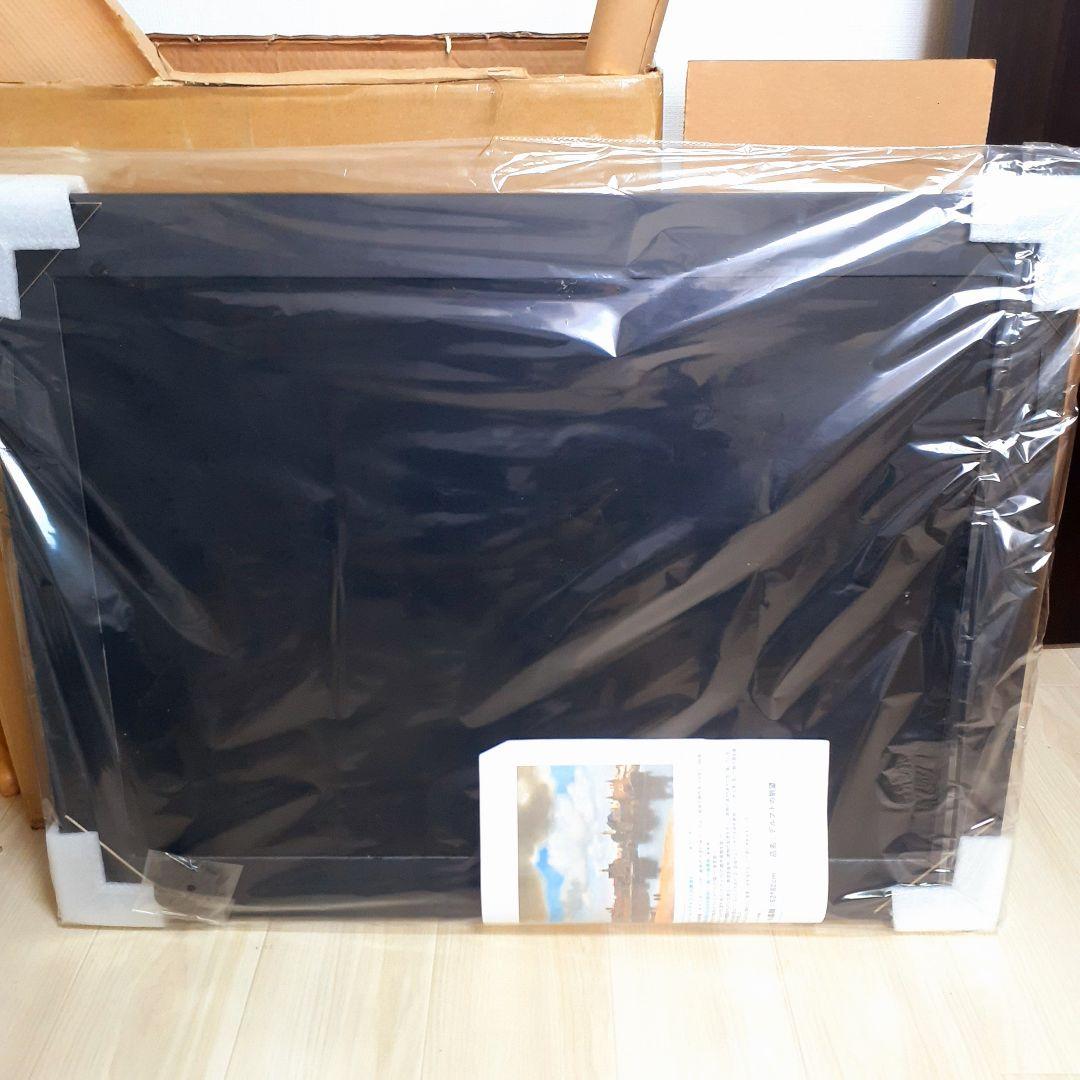 輸入雑貨　天然石　フェルメール作　『デルフトの眺望 』　水晶絵　クリスタルアート