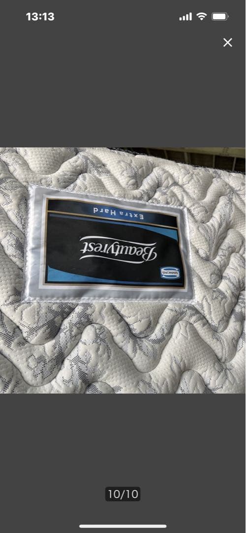 シモンズ　セミダブル　ベッド　マットレス　展示品　ビューティレスト