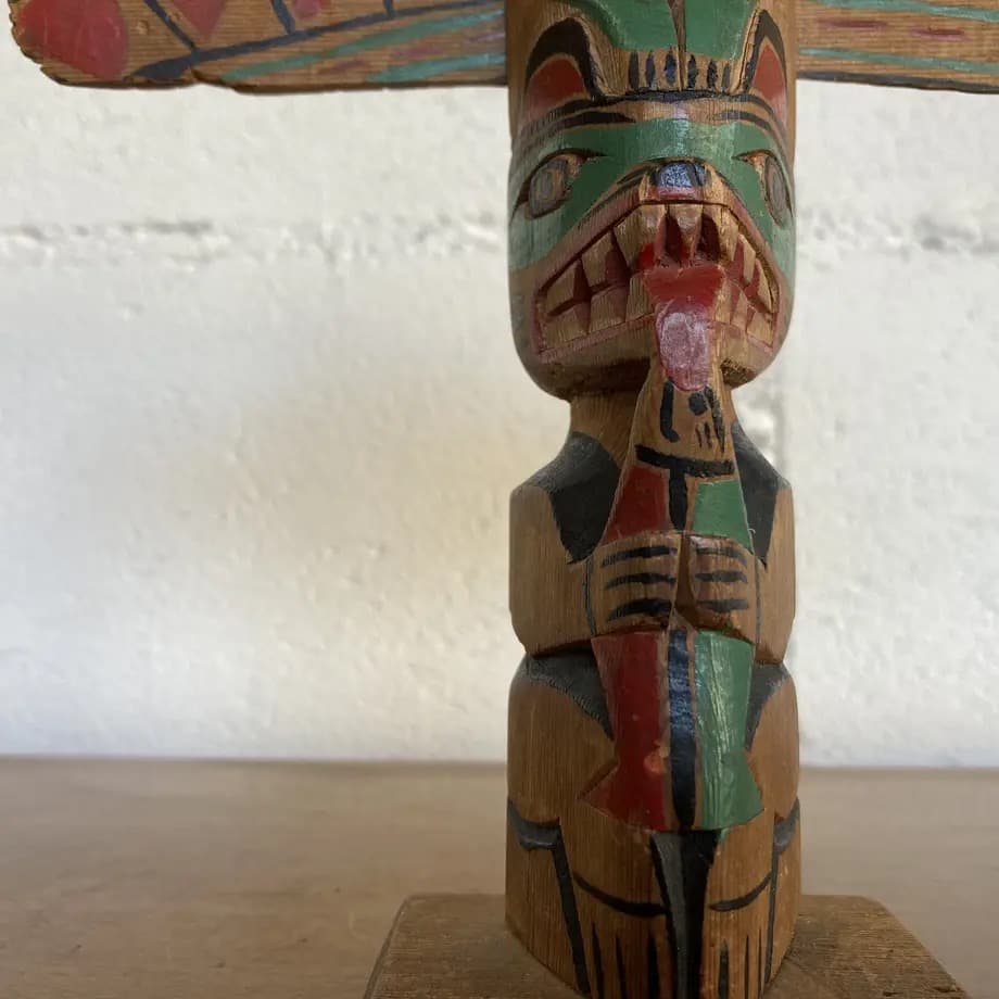 50年代　トーテムポール　アメリカ　ビンテージ