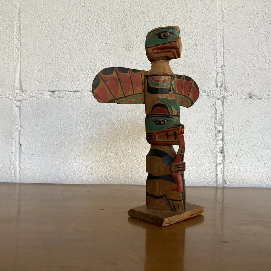 50年代　トーテムポール　アメリカ　ビンテージ