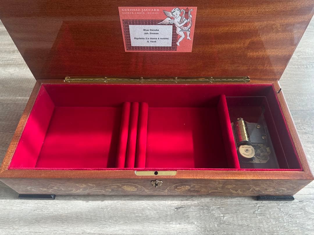 【スイス製】木製オルゴール