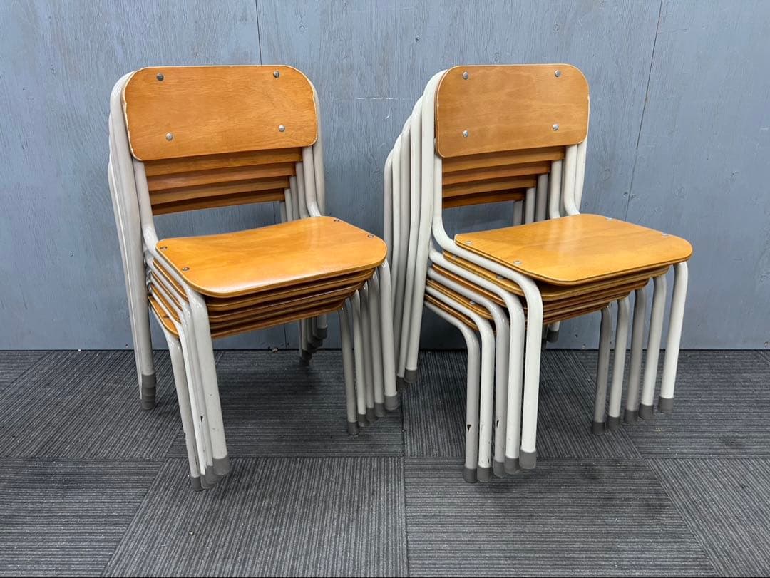 337◆格安配送地域あり◆ダイイチ◆学童机・椅子10組(旧JIS6号)学校学習塾