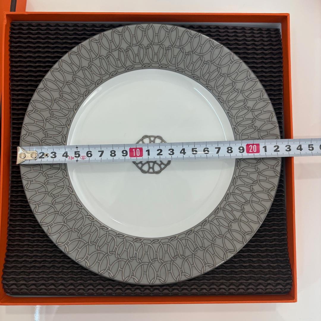 エルメス Fil d'Argent フィルダルジャン プレート 2枚セット