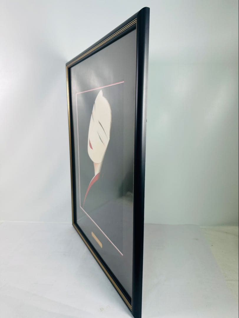 希少品】鶴田一郎 ヒロイン 絵画 日本女性 額入り 年代物 保管品 骨董