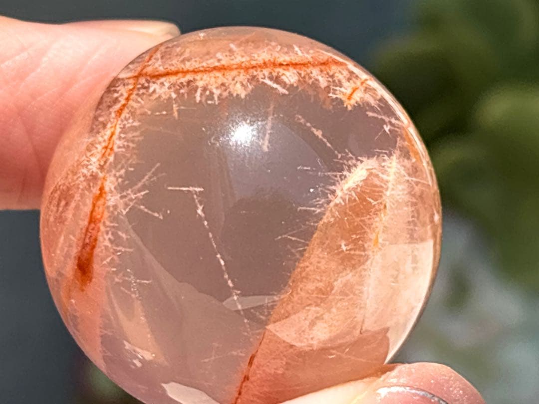 《情熱と癒しの共鳴＊セリサイト＆ファイヤークォーツinローズクォーツ》