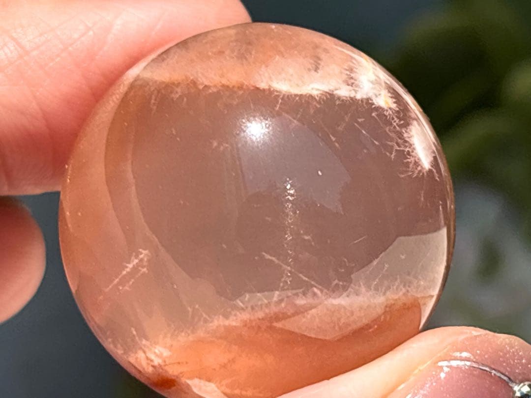 《情熱と癒しの共鳴＊セリサイト＆ファイヤークォーツinローズクォーツ》