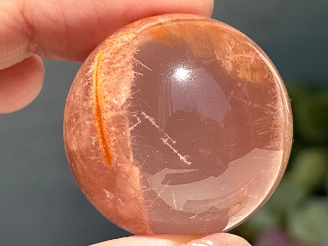 《情熱と癒しの共鳴＊セリサイト＆ファイヤークォーツinローズクォーツ》