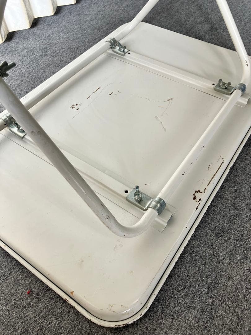 アイアンサイドテーブル　縫製ワゴン　アンティーク