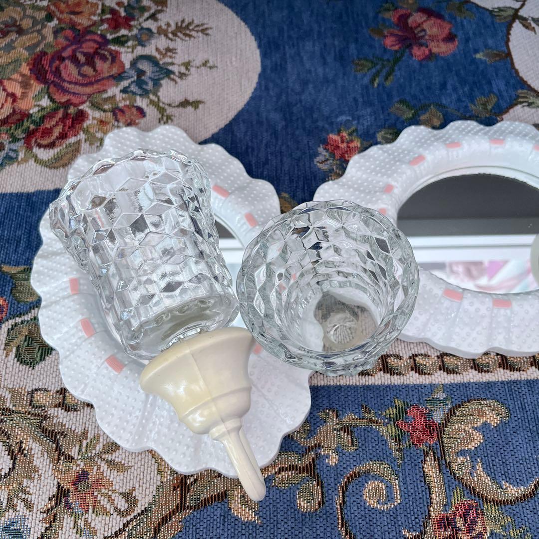 ビンテージ　壁掛けミラー　2個セット