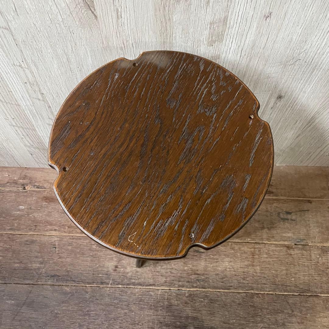 パリの雑貨屋 テーブルスタンド 花台 フラワースタンド 木製スツール