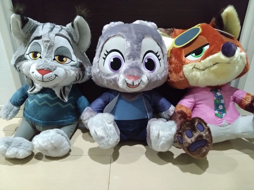 ズートピア2 ジュディ ニック パウバート ぬいぐるみ 3体セット - メルカリ