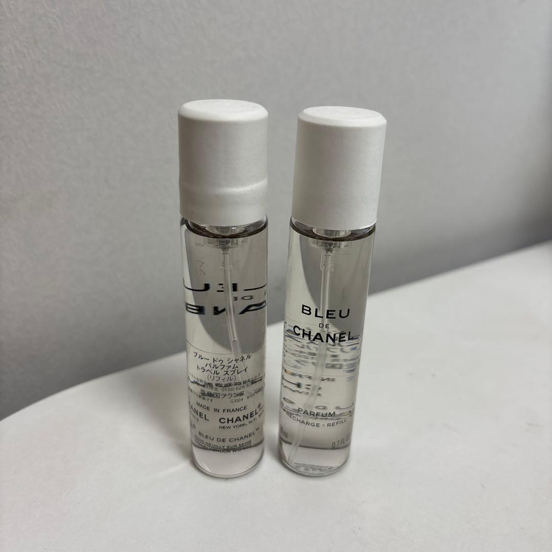 シャネルブルードゥ シャネル パルファムトラベル スプレイ20ml✖️2本リフィル