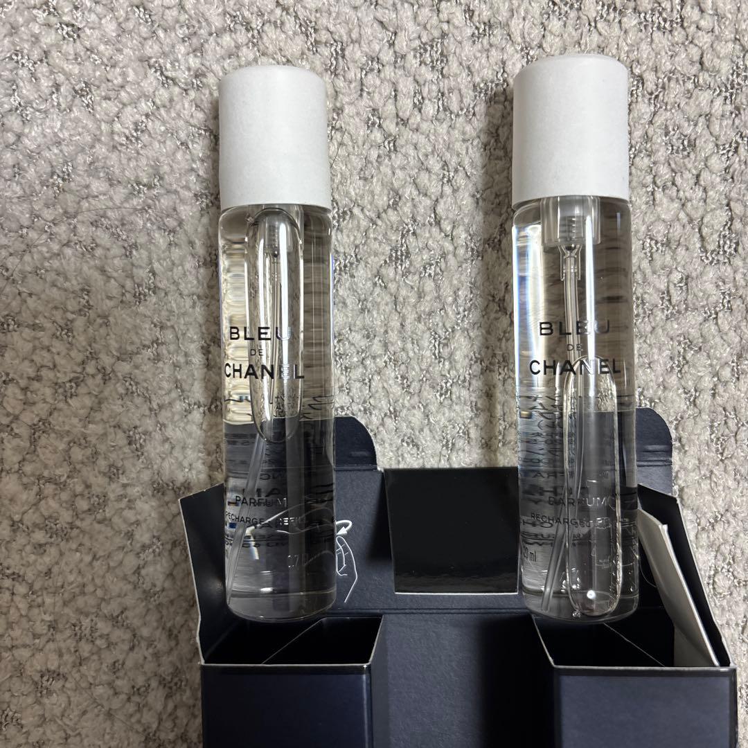 シャネルブルードゥ シャネル パルファムトラベル スプレイ20ml✖️2本リフィル
