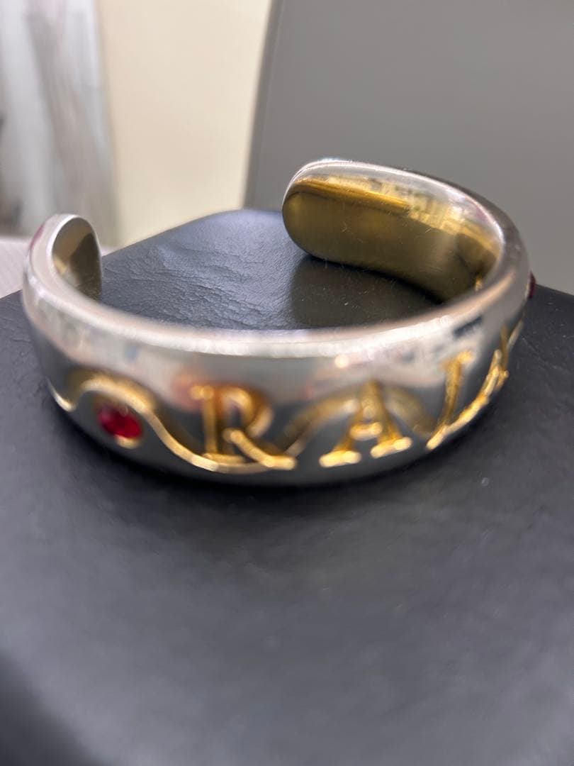 【美品・お得セット】RAJAS ラジャスリング大・小＋水晶8個＋ケース付