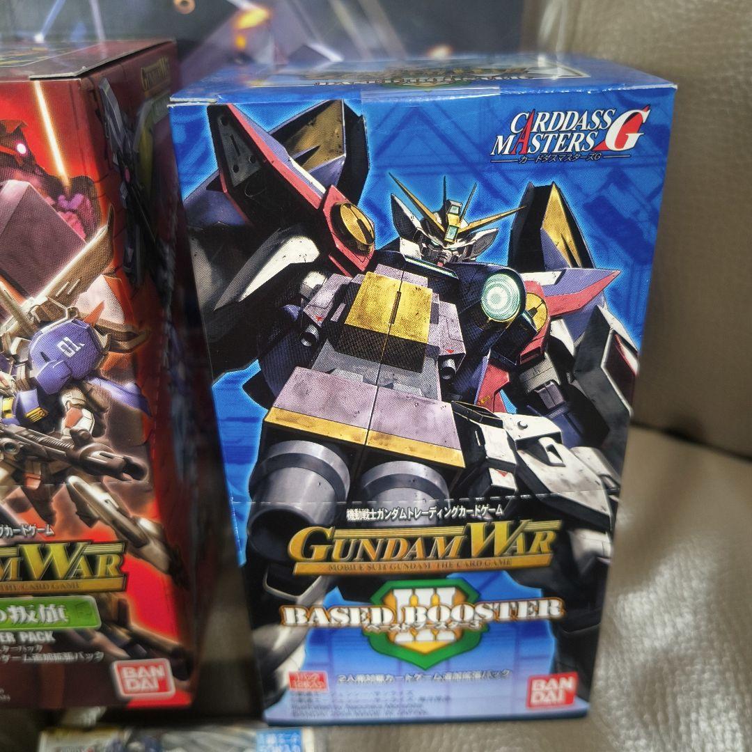 ガンダムウォー 未開封ブースター3箱と未開封スターター2箱のセット