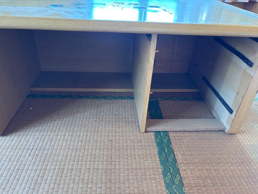 ジャンク品・木製オープンシェルフデスク