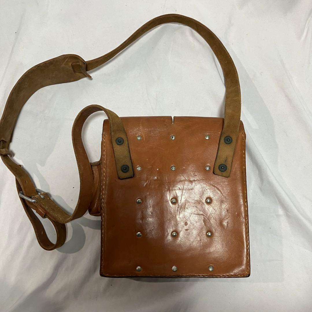 スウェーデン軍 レザーマガジンバッグ 希少 vintage 実物 官給品 レア