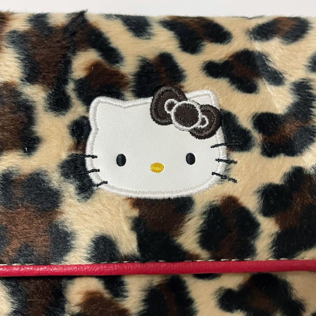 ハローキティ ヒョウ柄 ポーチ ウォレット 平成レトロ サンリオ ギャル