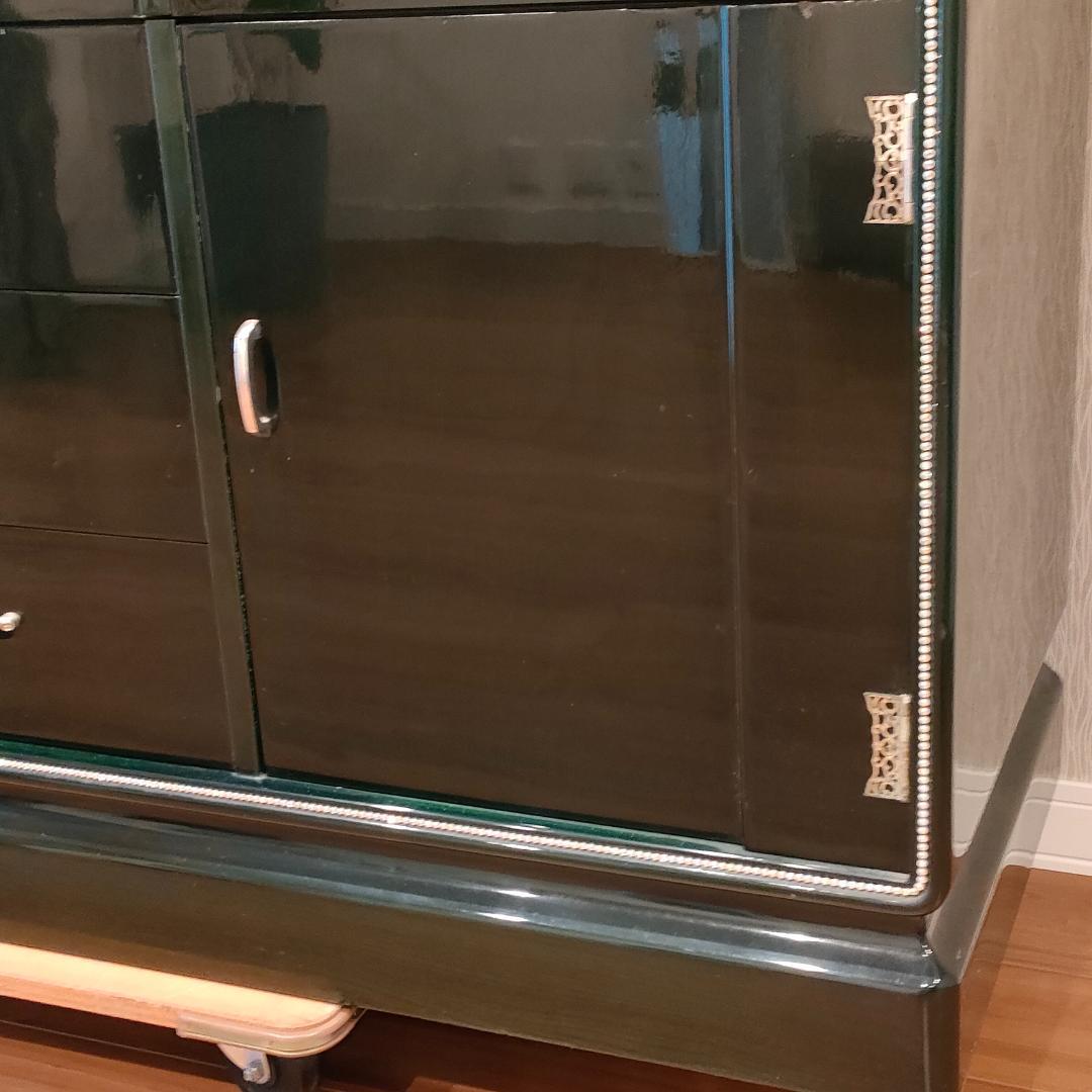 〈希少〉フランスミラー　キャビネット　箪笥　着物箪笥　鍵付き