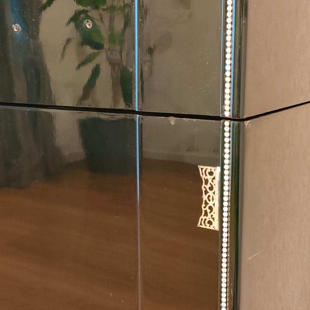 〈希少〉フランスミラー　キャビネット　箪笥　着物箪笥　鍵付き